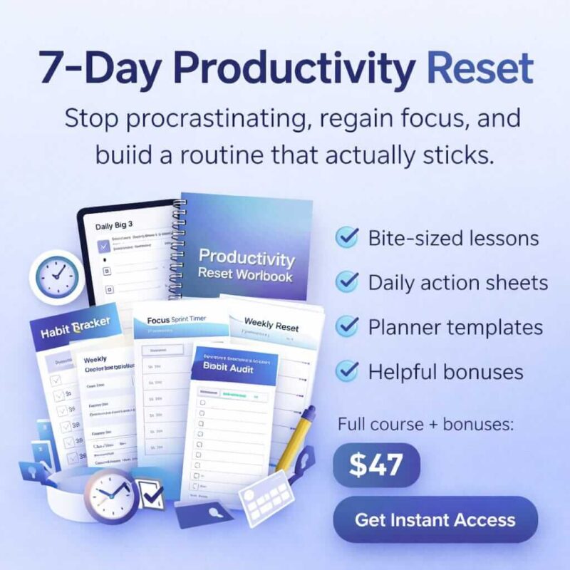 7-Day Productivity Reset